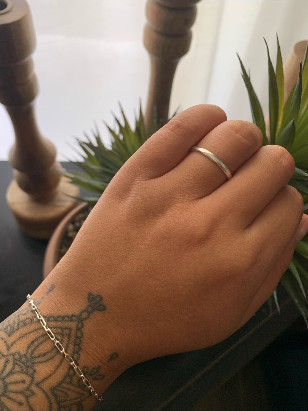 Sterling Silver Ring & Bracelet